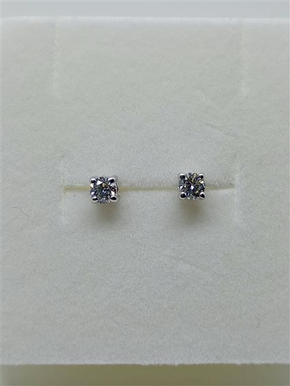 Orecchini Davite & Delucchi Donna in Oro bianco Diamante 0.28 Ct BBS0733328 - BBS0733328